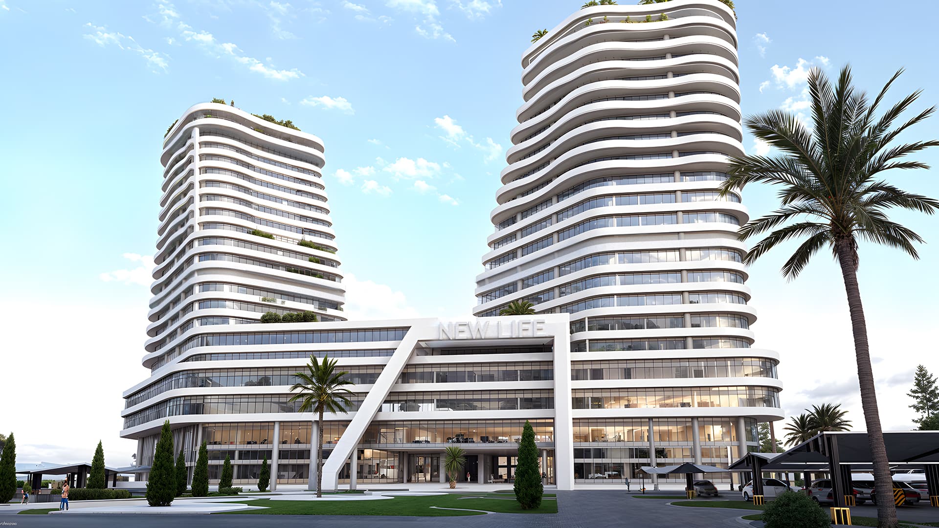 LKM Architecture — New Life Twin Towers